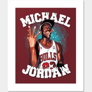 Michael Jordan Aesthetic Tribute 〶 Posters and Art